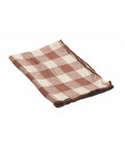 Serviette Bourdon Toile Vintage Vichy, Litchi