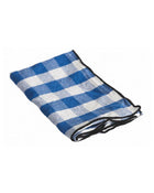 Bourdon Mimi Vichy Canvas Tea Towel, Cobalt/Black Bourdon
