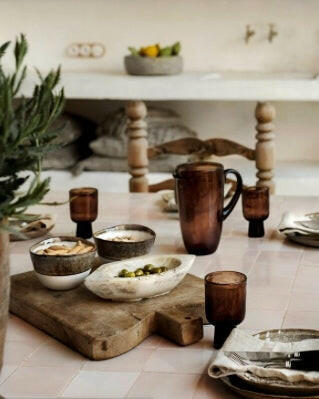 Verre sur pied Bari.