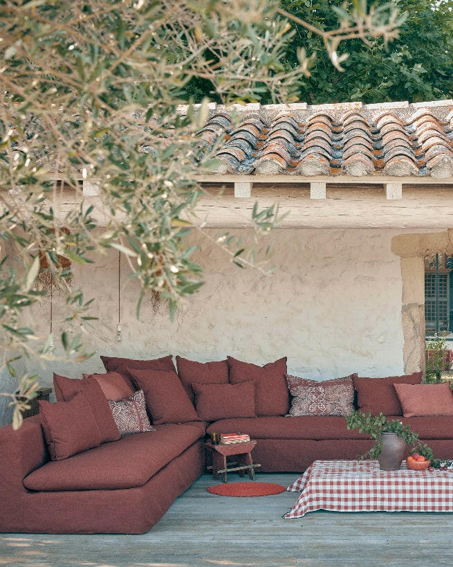 Cushion Vice Versa Riva In and Outdoor, Clay