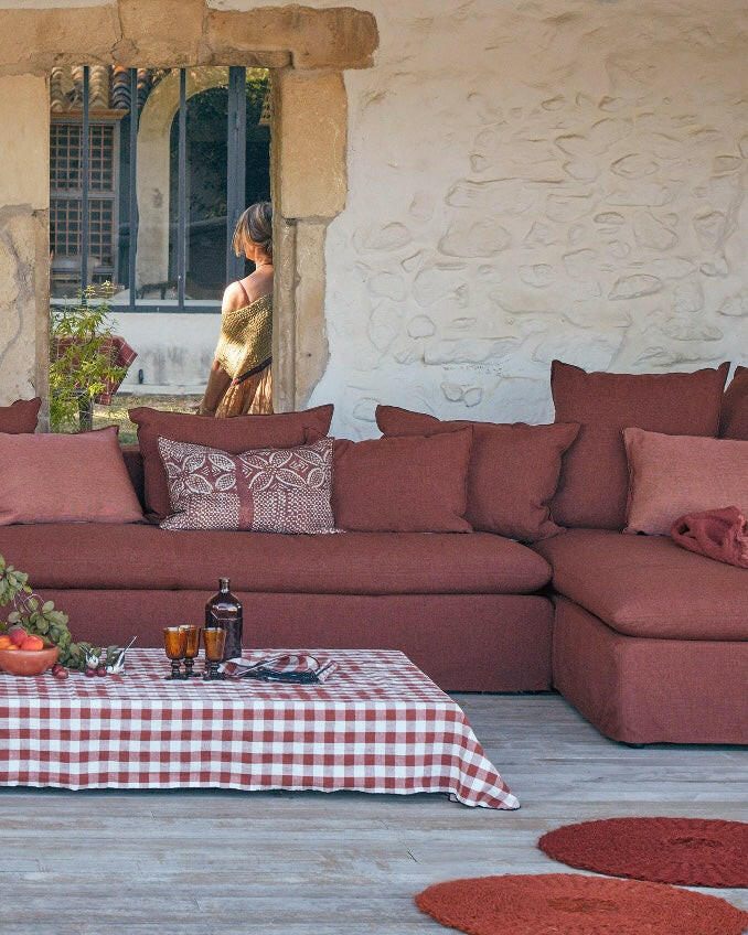 Cushion Vice Versa Riva In and Outdoor, Clay