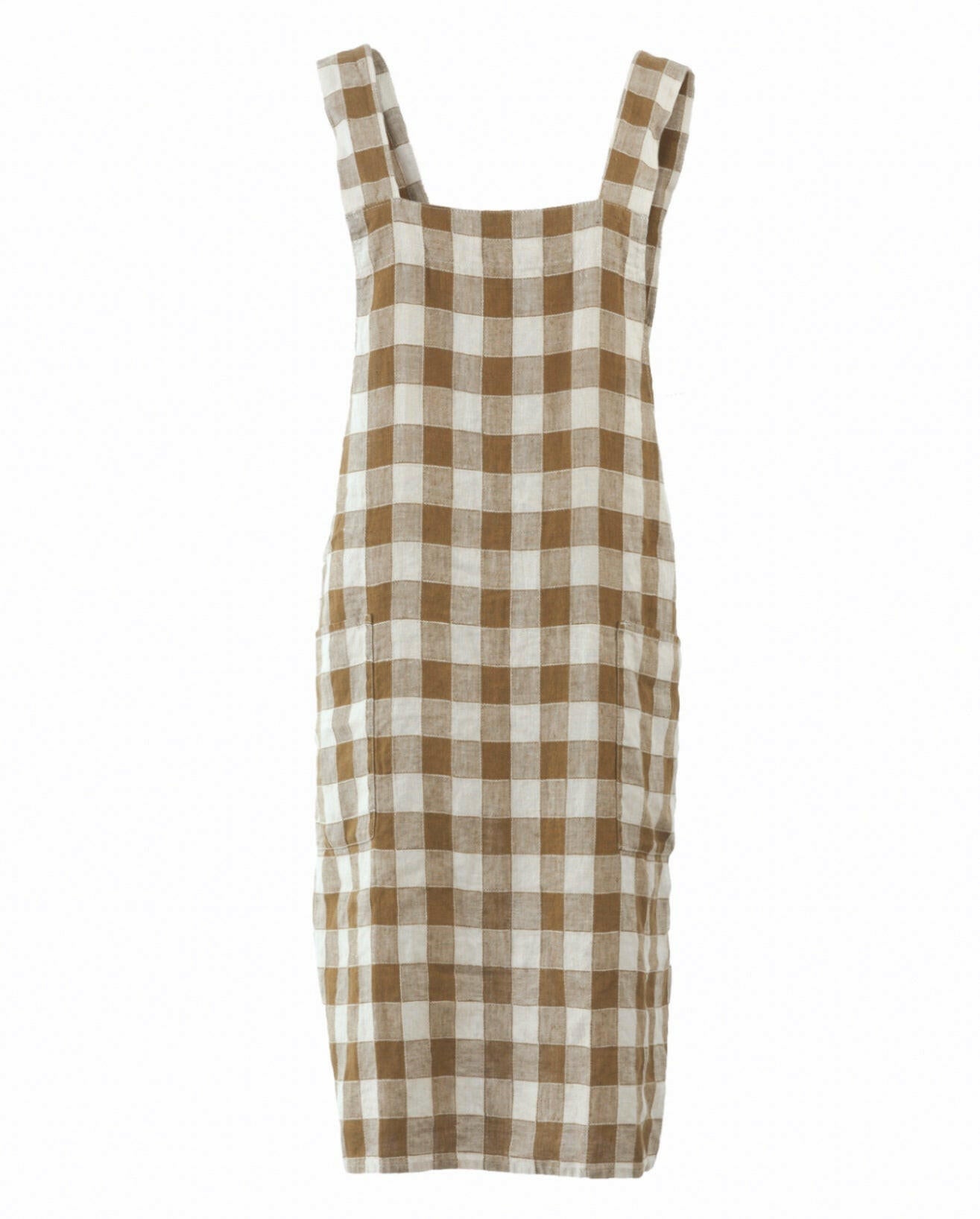 Tablier Japonais Vintage Vichy, Havane.