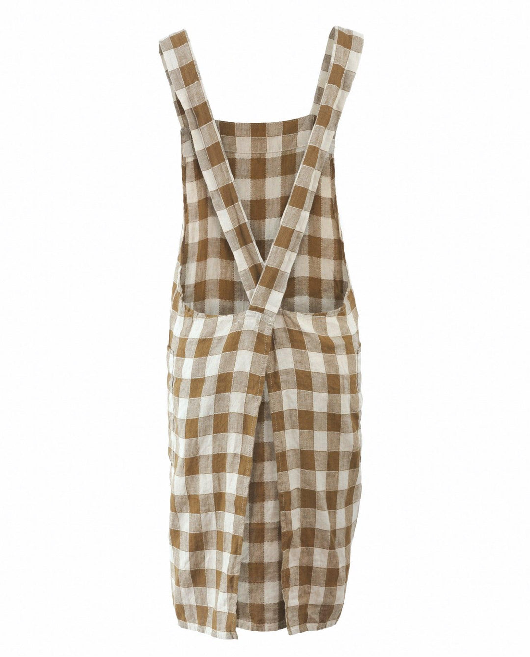 Tablier Japonais Vintage Vichy, Havane, Maison de Vacances