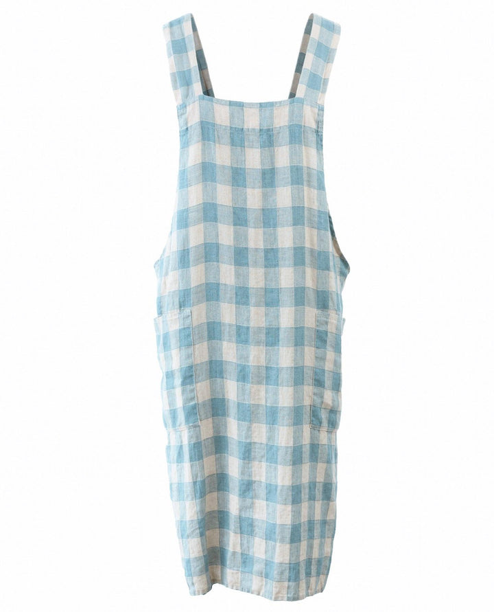 Tablier Japonais Vintage Vichy, Nuage, Maison de Vacances