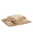 Boho Shaker Washed Linen Pillowcase in Ochre, 30x40cm