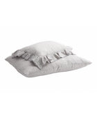 Boho Shaker Washed Linen Pillowcase in Stone, 30x40cm