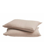 Basic Washed Linen Pillowcase, Nude