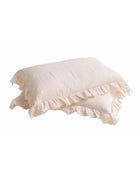 Boho Washed Linen Pillowcase, Biche, 30x40cm