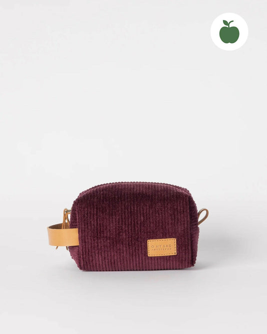 Ted - Trousse de toilette en velours côtelé végan Petit