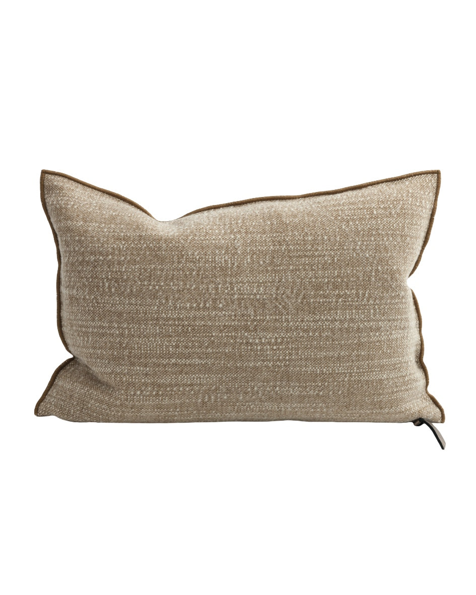 Coussin Vice Versa Toile de Berger, Cappuccino Givré, Maison de Vacances