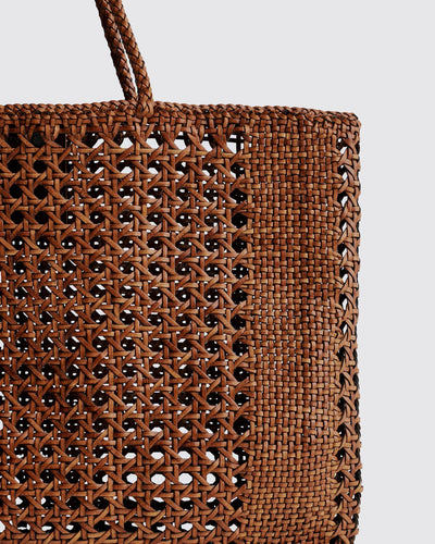 NS Cannage Tan Tote Bag