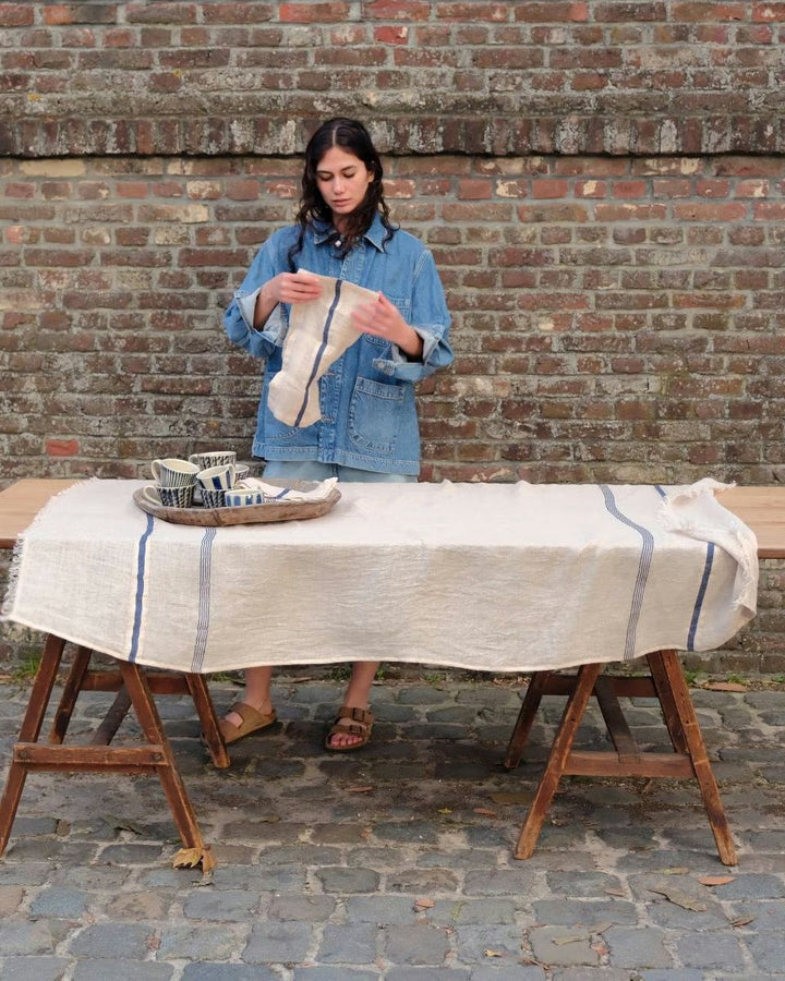 Andros Linen Stripe Piece