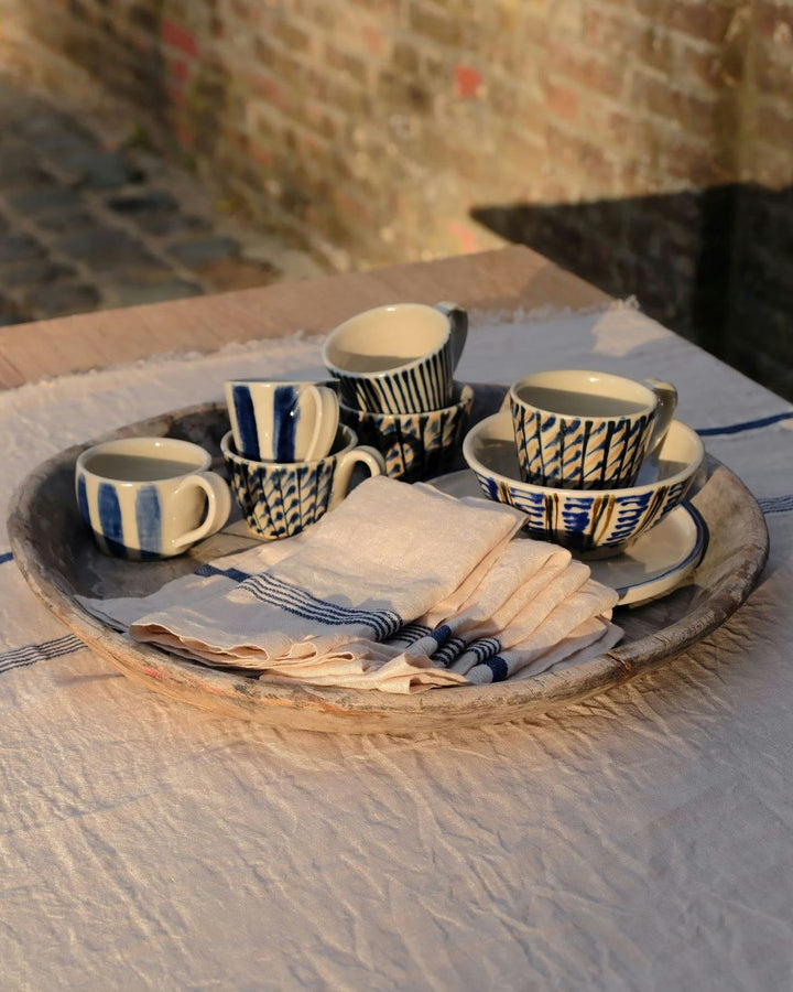 Andros Serviette Stripe 42x42cm