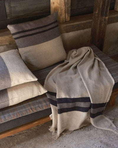 Plaid Black House Stripe Charcoal