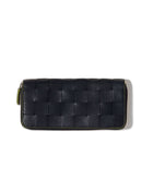 Check Zip Around Wallet Black