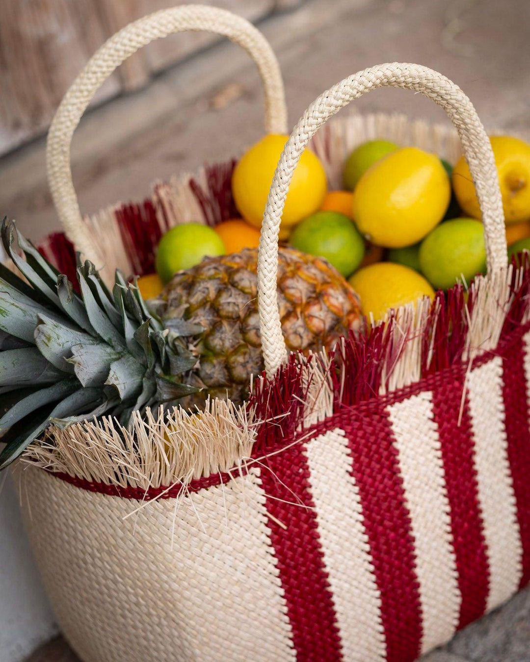 Sac à Rayure Rouge, Irica, Pao Maison