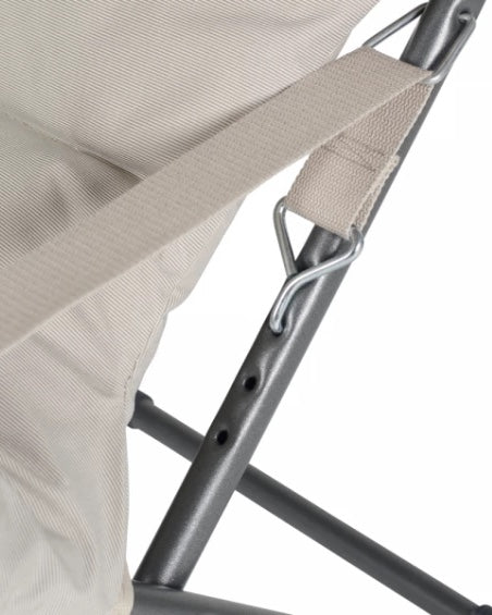 Fiam Fiesta soft aluminium anthracite, Blanc/Beige