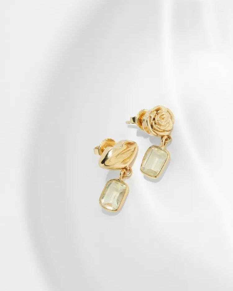 Boucles d'oreilles Citrine Lison