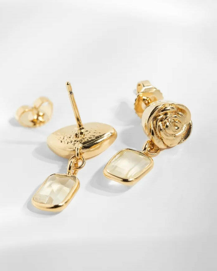 Boucles d'oreilles Citrine Lison