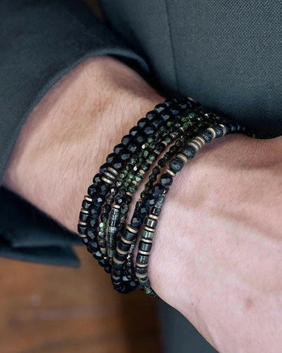 Bracelet Homme 3 tours, GENTLEMAN - Panther