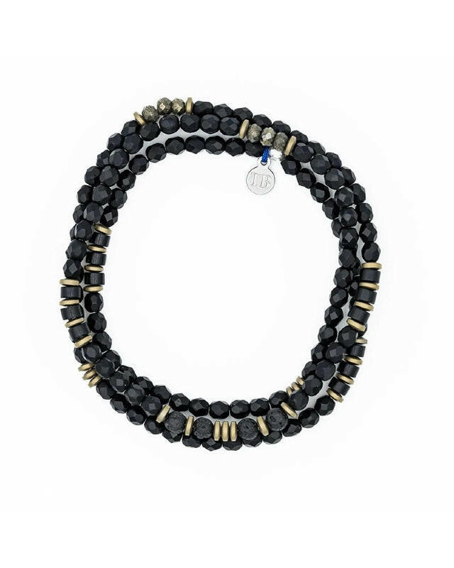 Bracelet Homme 3 tours, GENTLEMAN - Panther