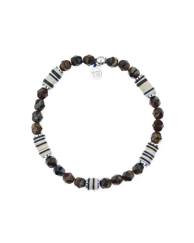 Bracelet Homme 1 tour,  GENTLEMAN XL - Brun