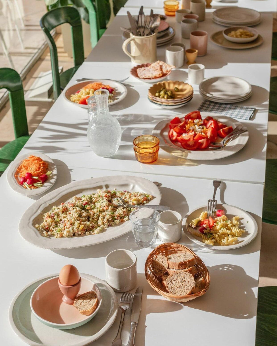 Oval Dish L Refectory Sand Matt 