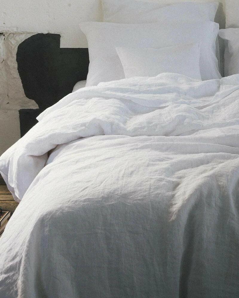 Drap Housse Linge Particulier, Blanc Optique