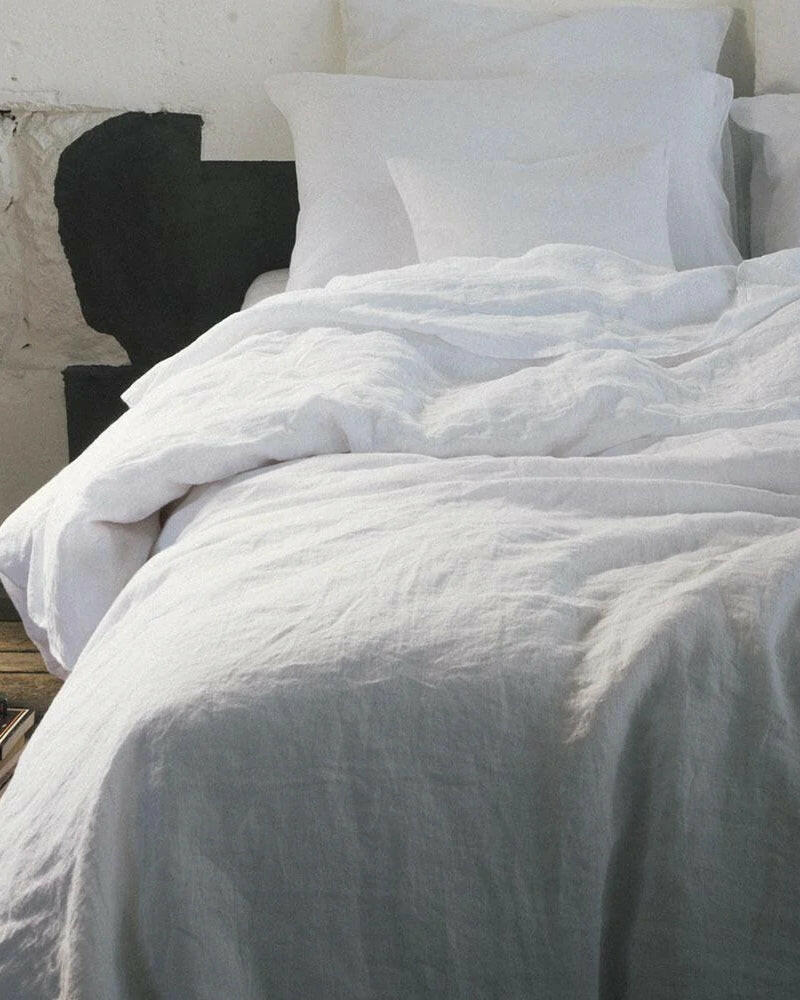 Drap Housse Linge Particulier, Blanc Optique