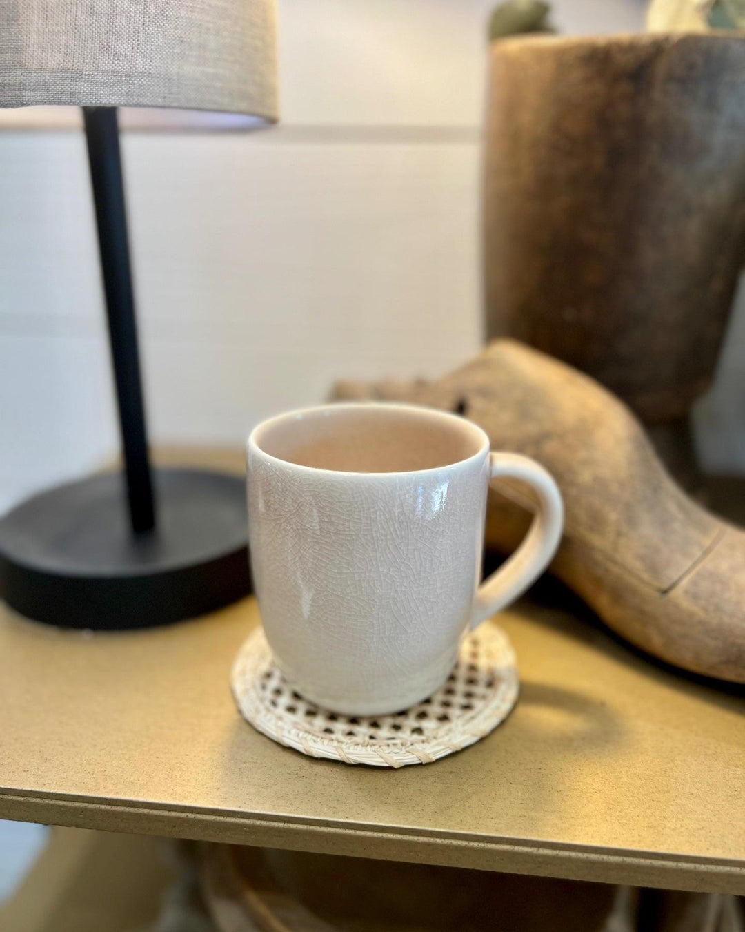 Dessous de verre Classic Irica naturel, vue détail du design