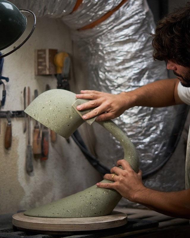 Lampe Inviter Sauge Henri Dejeant