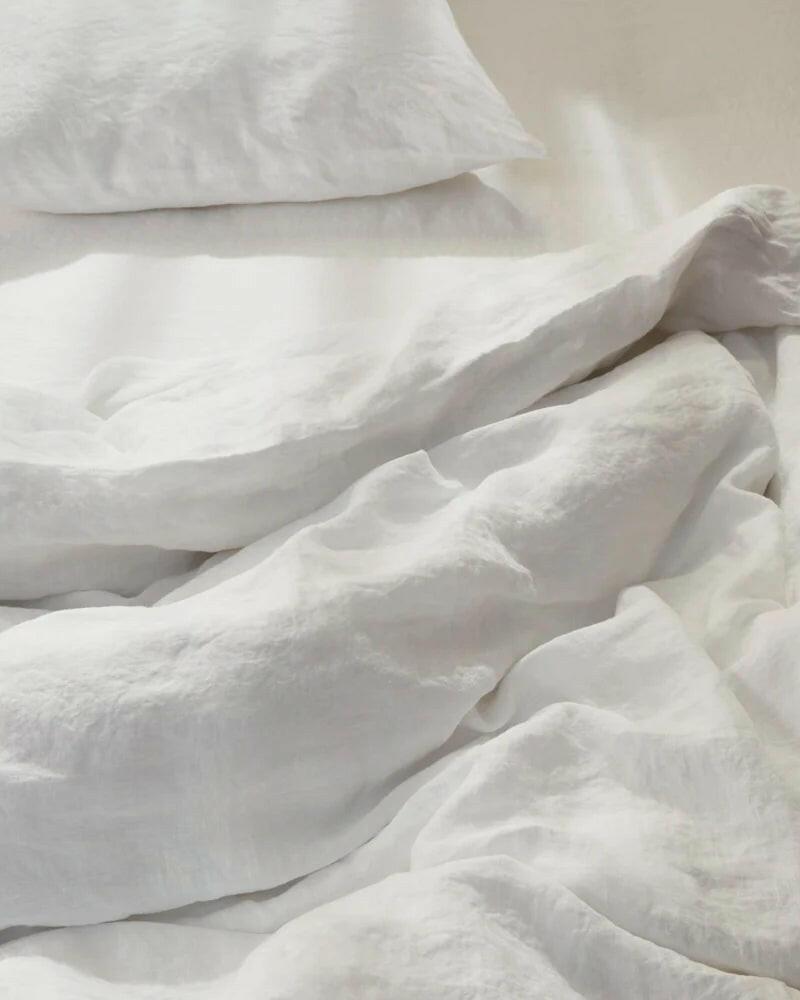 Drap Housse Linge Particulier, Blanc Optique