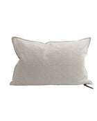 Vice Versa Jacquard Stone Washed Kilim Cushion, Fior Di Latte