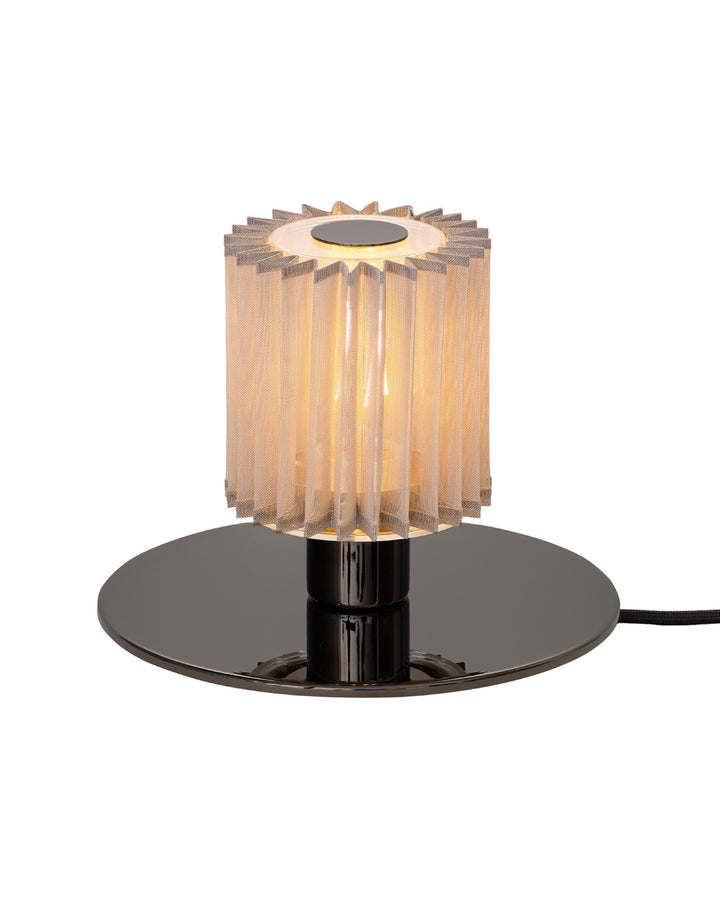 Lampe, In the Sun Table 220, Couleur Noir - Maille Argent