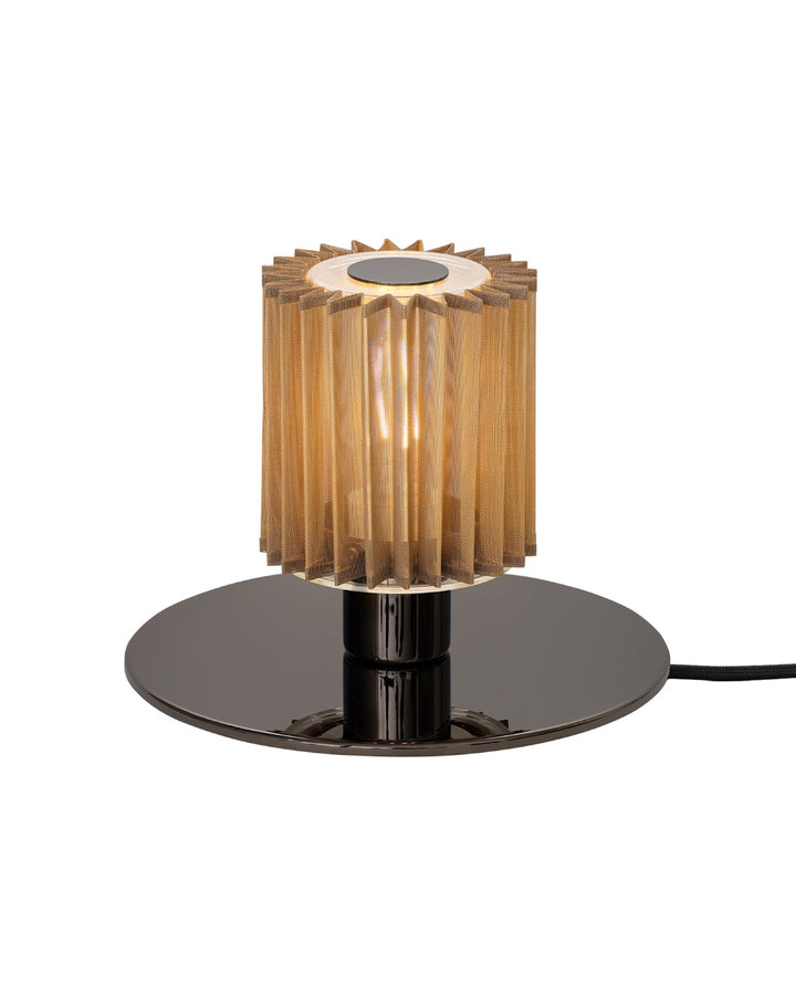 Lampe, In the Sun Table 220, Couleur Noir - Maille Or