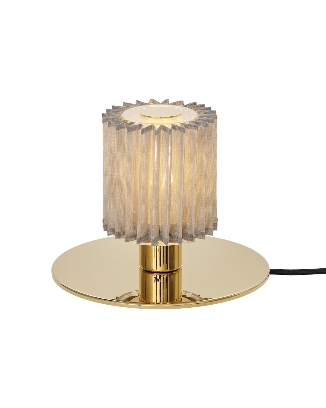 Lampe, In the Sun Table 220, Couleur Or - Maille Argent, DCW éditions