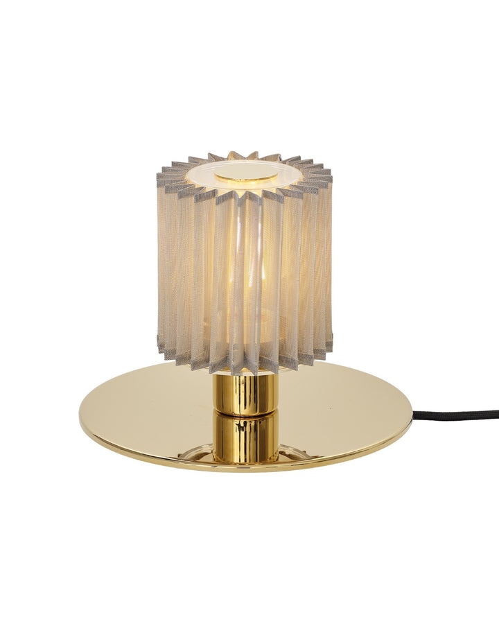 Lampe, In the Sun Table 220, Couleur Or - Maille Argent, DCW éditions