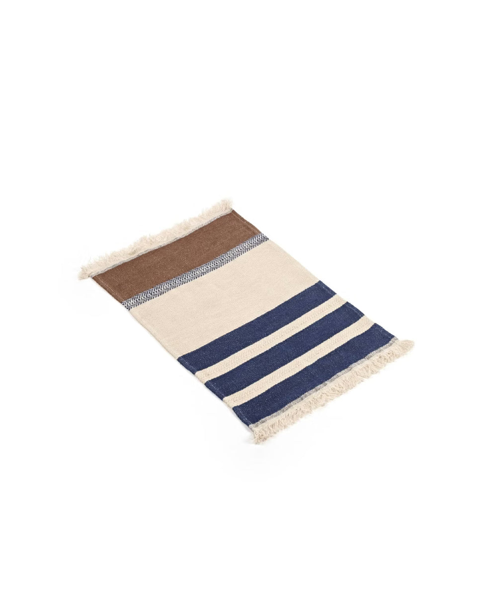 Set de Table, Marina Stripe Indigo 35x50cm, Libeco