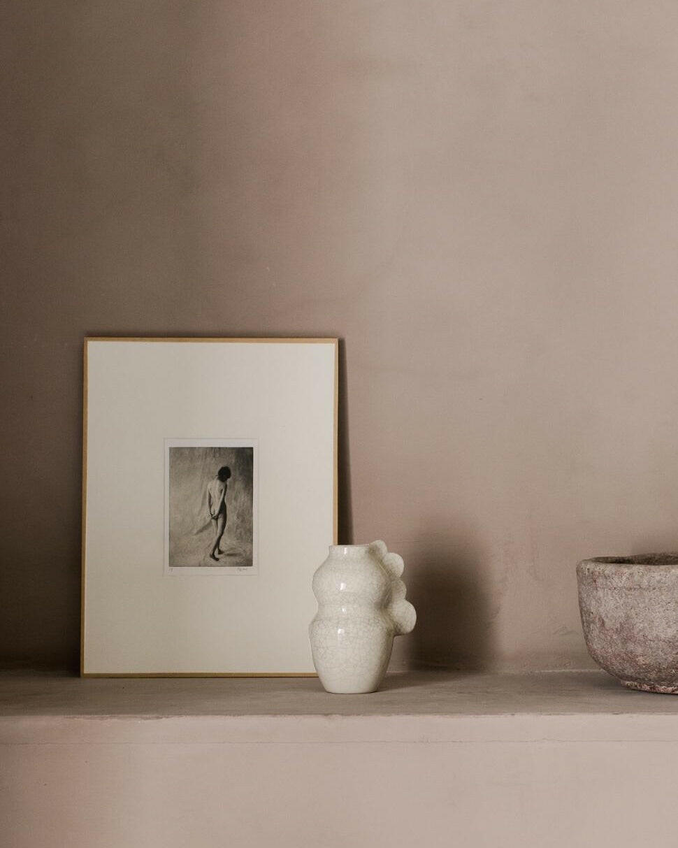 Vase Médée Quartz Craquelé