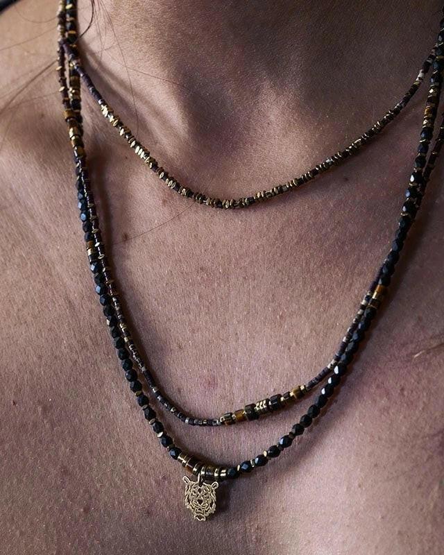 Collier ras de cou, NEW ALICIA - Léopard