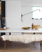 English Sheepskin, White