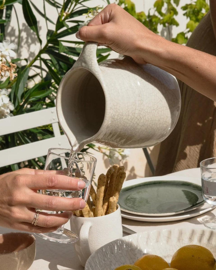 Cracked Quartz Pitcher