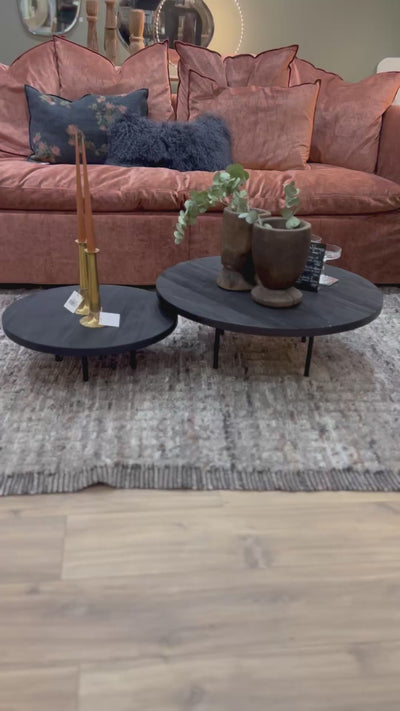 Canapé Boho 220 Fit, Velours Royal Argile