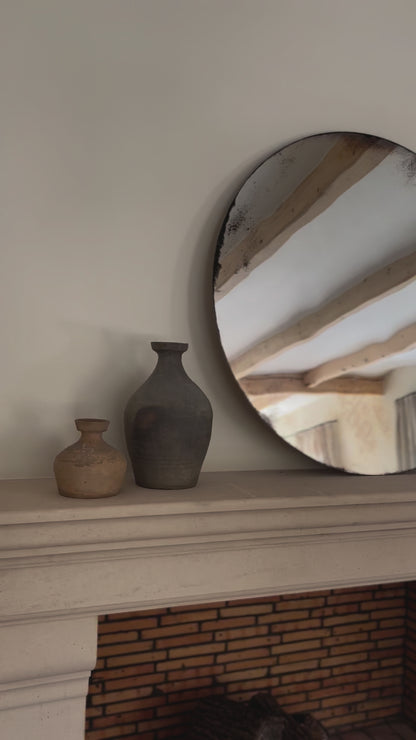 Miroir en verre de Murano - Alice Gris ø90cm