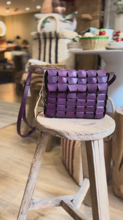 Link Pouch, Plum