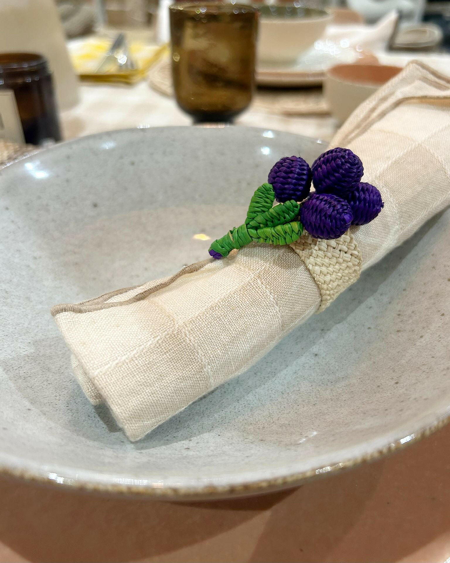 Ronds de Serviette Raisin, Pao Maison