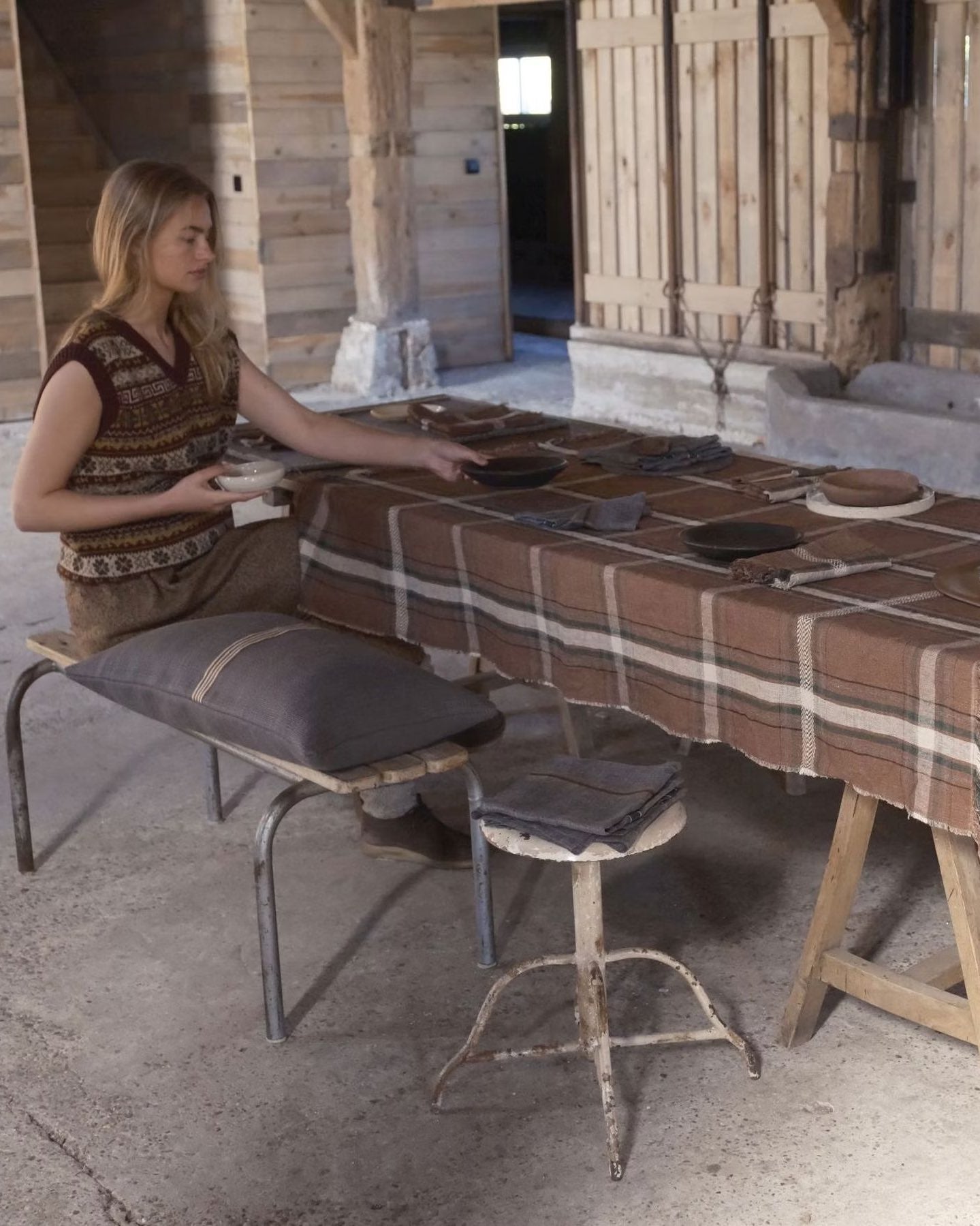 Rowan Serviette Check, Libeco