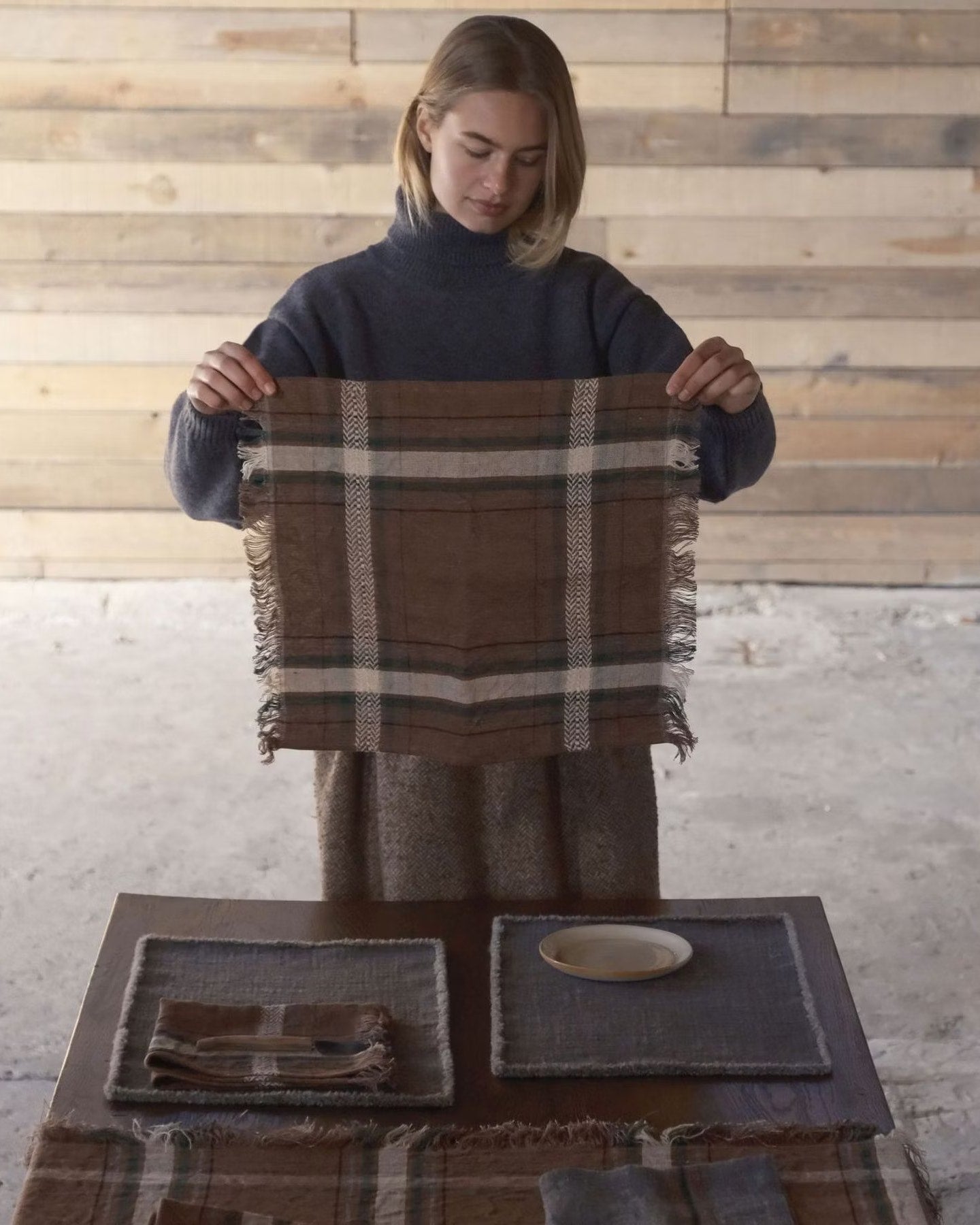 Rowan Serviette Check, Libeco