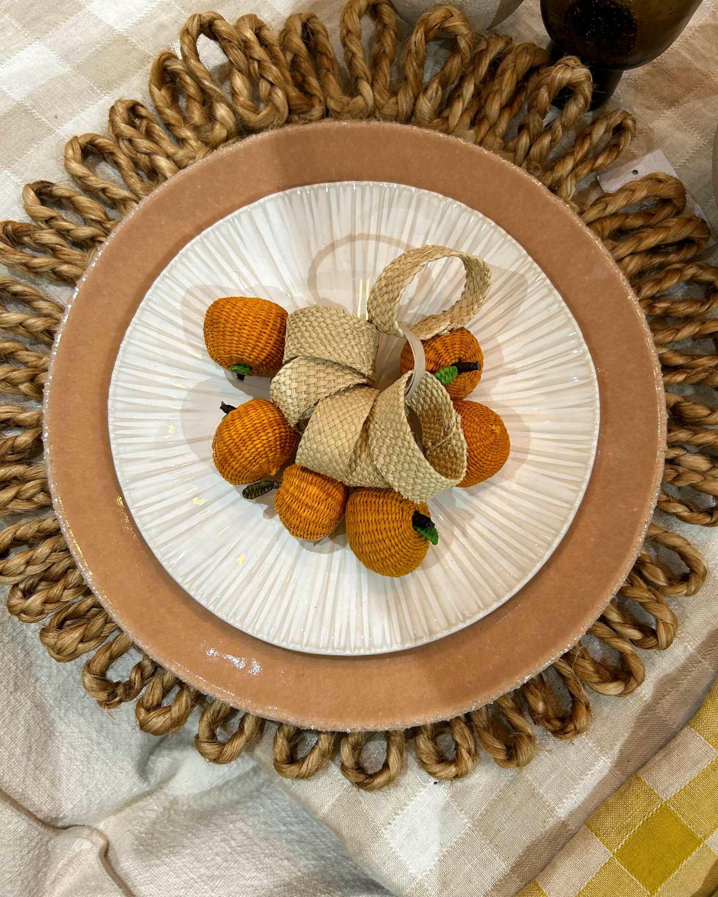 Ronds de Serviette Orange, Pao Maison