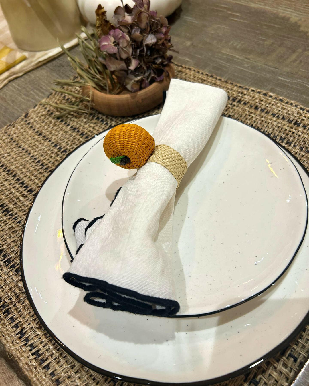 Ronds de Serviette Orange, Pao Maison